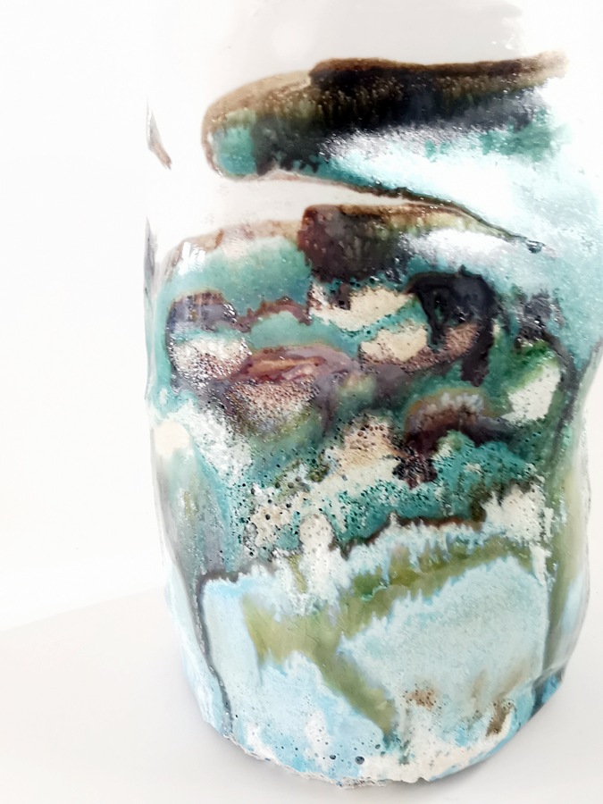 Ceramic Vase โ Birch Ash Glaze - Image 8