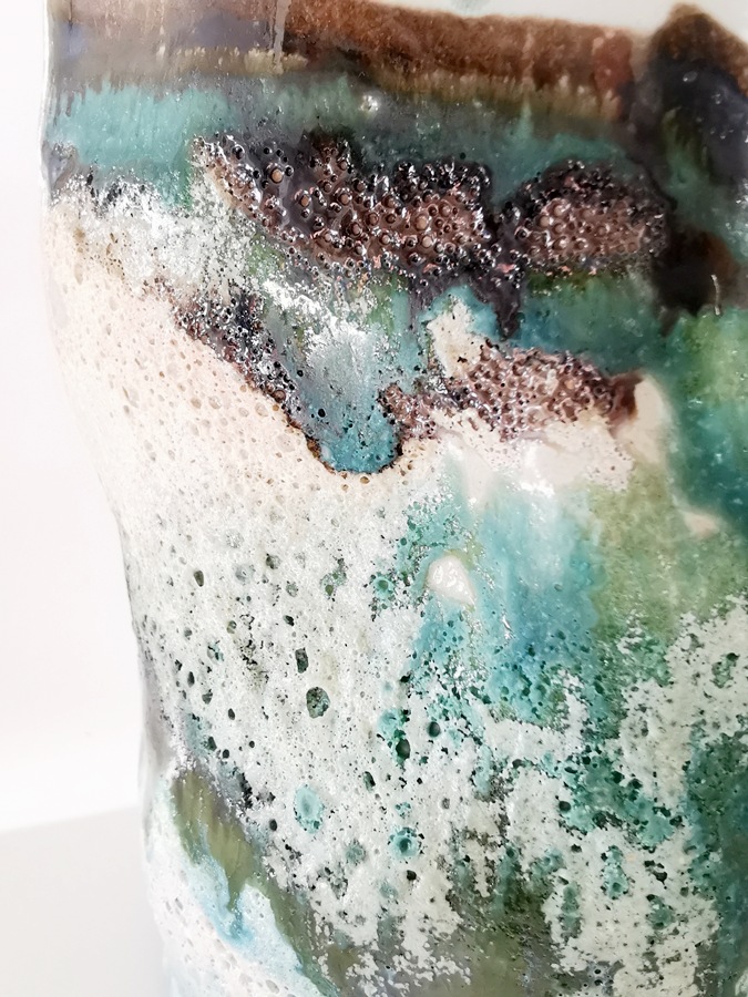 Ceramic Vase โ Birch Ash Glaze - Image 5