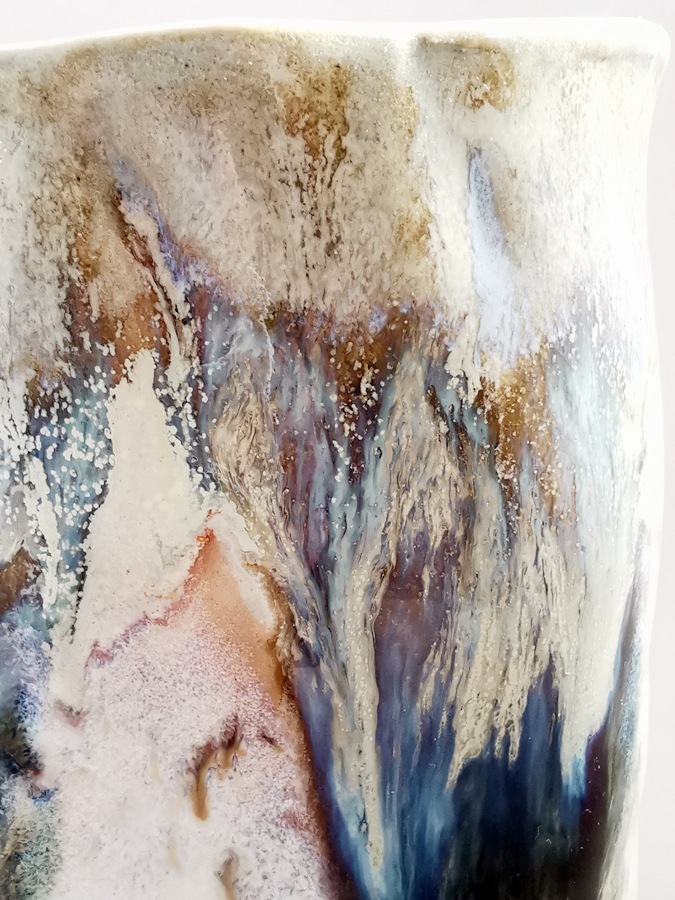 Ceramic Vase โ Birch Ash Glaze - Image 10