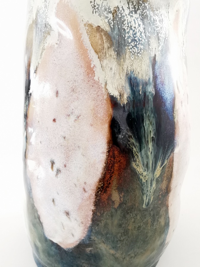 Ceramic Vase โ Birch Ash Glaze - Image 2