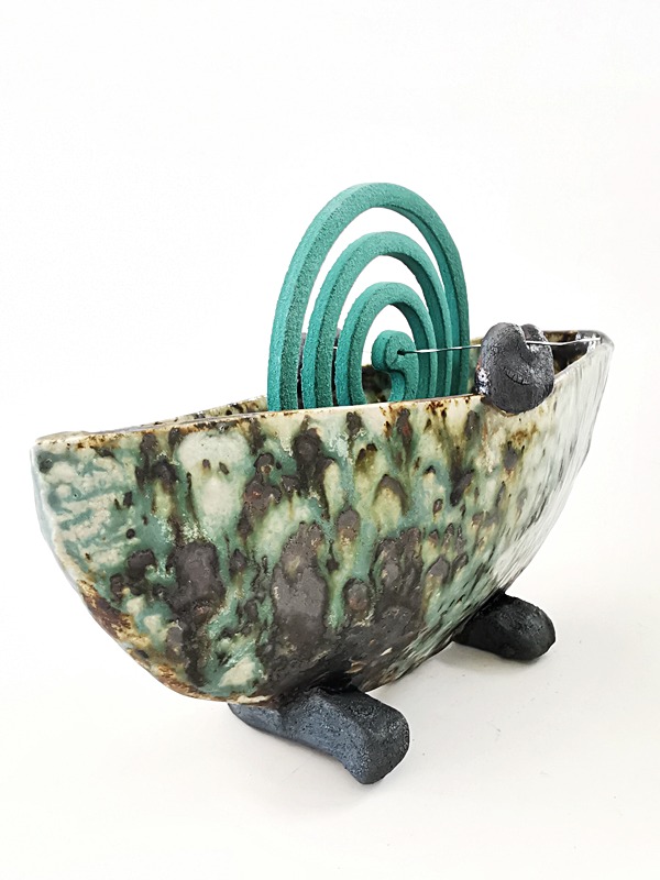 Viking Ship Mosquito Coil Holder